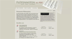 Desktop Screenshot of floetennoten.net