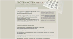 Desktop Screenshot of gratis.floetennoten.net